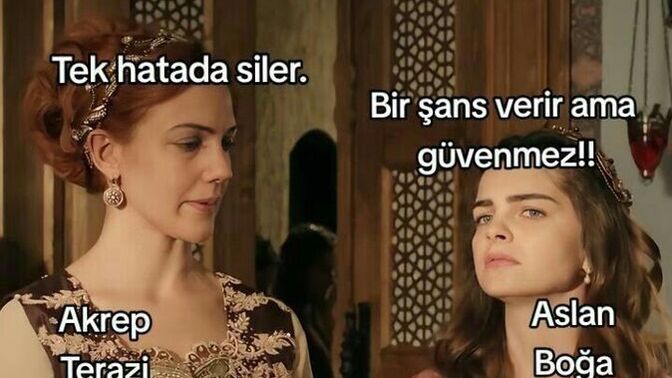 Burcunuza göre şans veren mi, tek hata da silenmisiniz?
