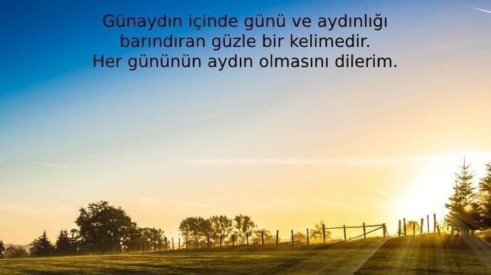 Güler bir yüzle günaydınla başlayan sabahlariniz oluyormu arkadaşlar?