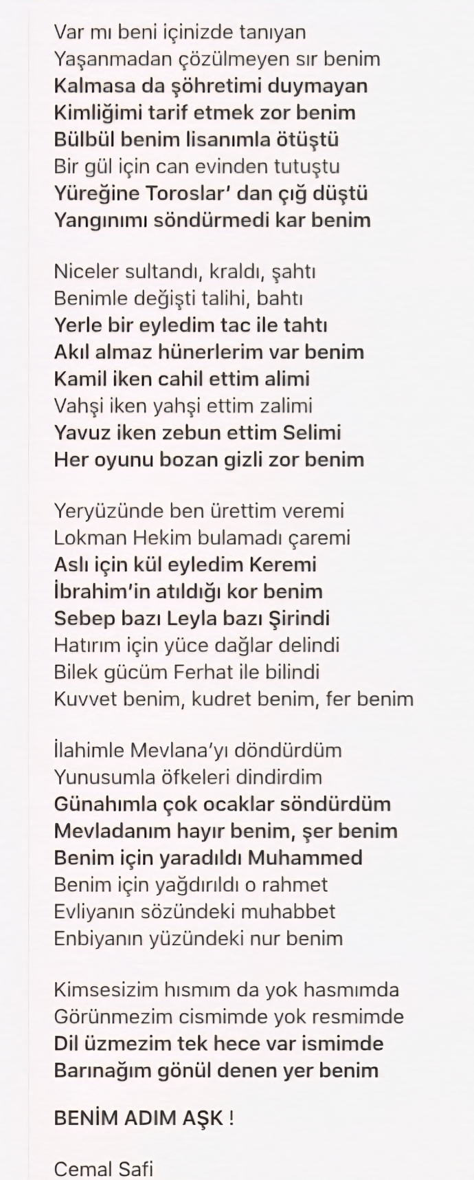 Aşk nedir arkadaşlar?