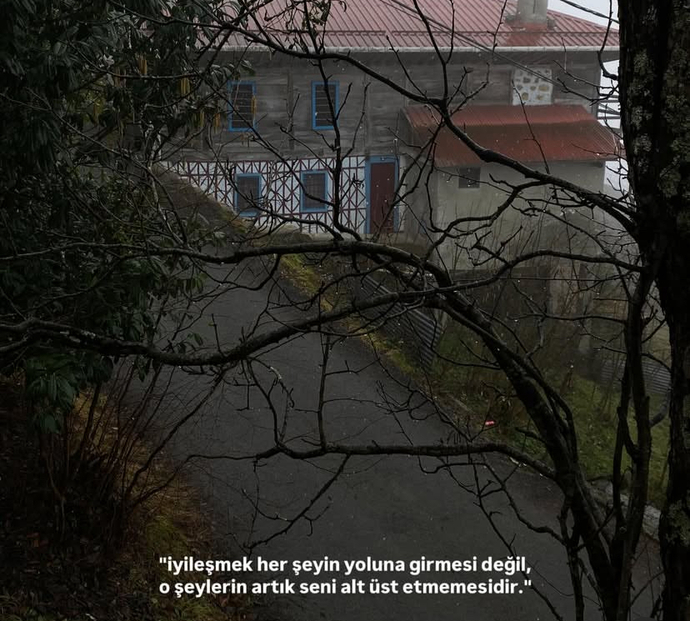 İyileşmek, her şeyin yoluna girmesi midir yoksa o şeyin seni artık yerle bir etmemesi mi?
