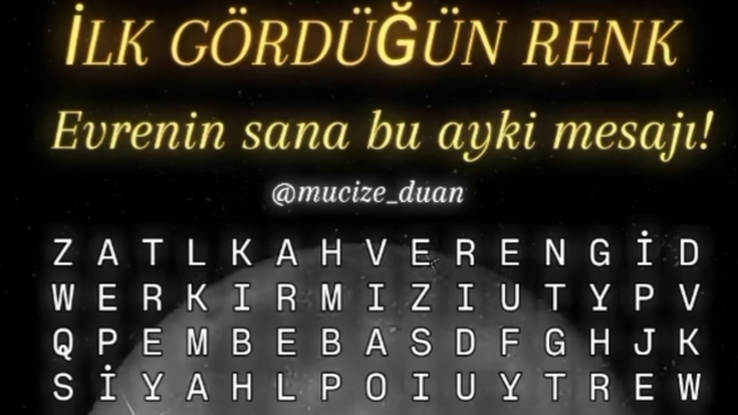 İlk hangi rengi gördünüz?