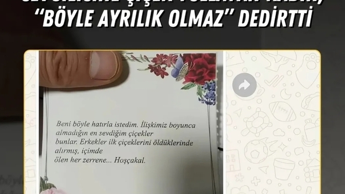 Ayrılık hediyesi olur mu?