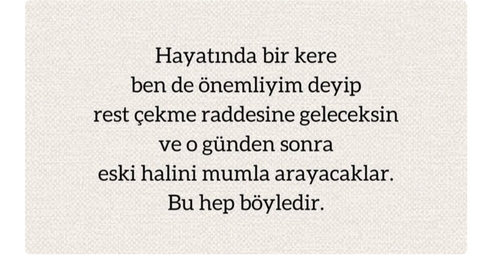 En son kime rest çektiniz?