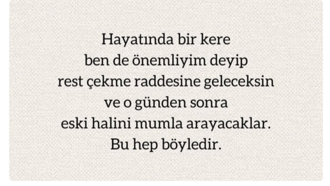 En son kime rest çektiniz?