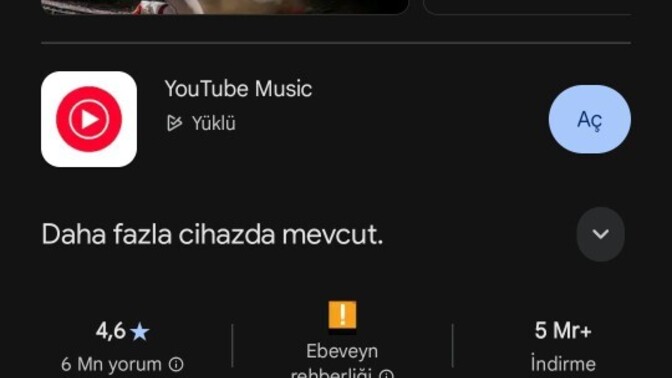 Müzik dinleyeceğim uygulamayı ana ekranda bulamıyorum?