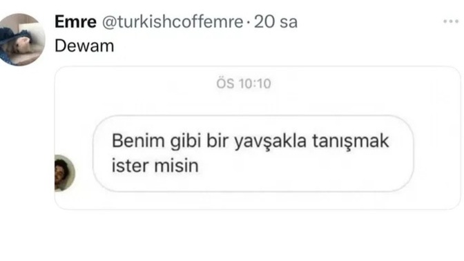 Ilk mesaj nasıl atılmalıdır?