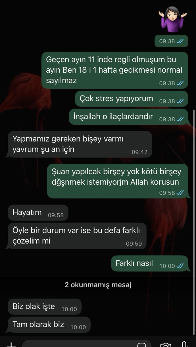 1 yıldır sevgiliyiz birkez bebek aldırmak gibi bir yanlışa düştük şu an ne demek istiyor?