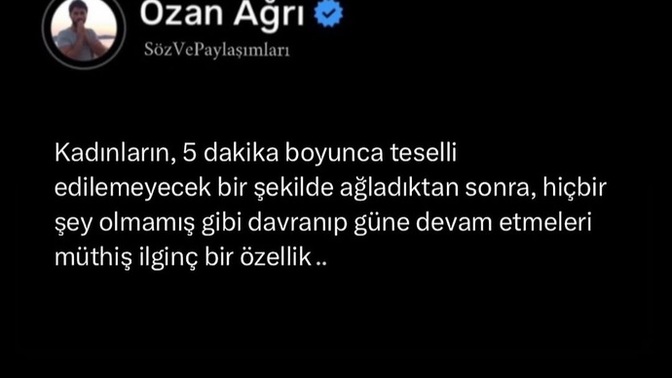 Bu özelliğimiz kadınlar açısından iyi ama karşı cins açısından zorluk mudur sizce?