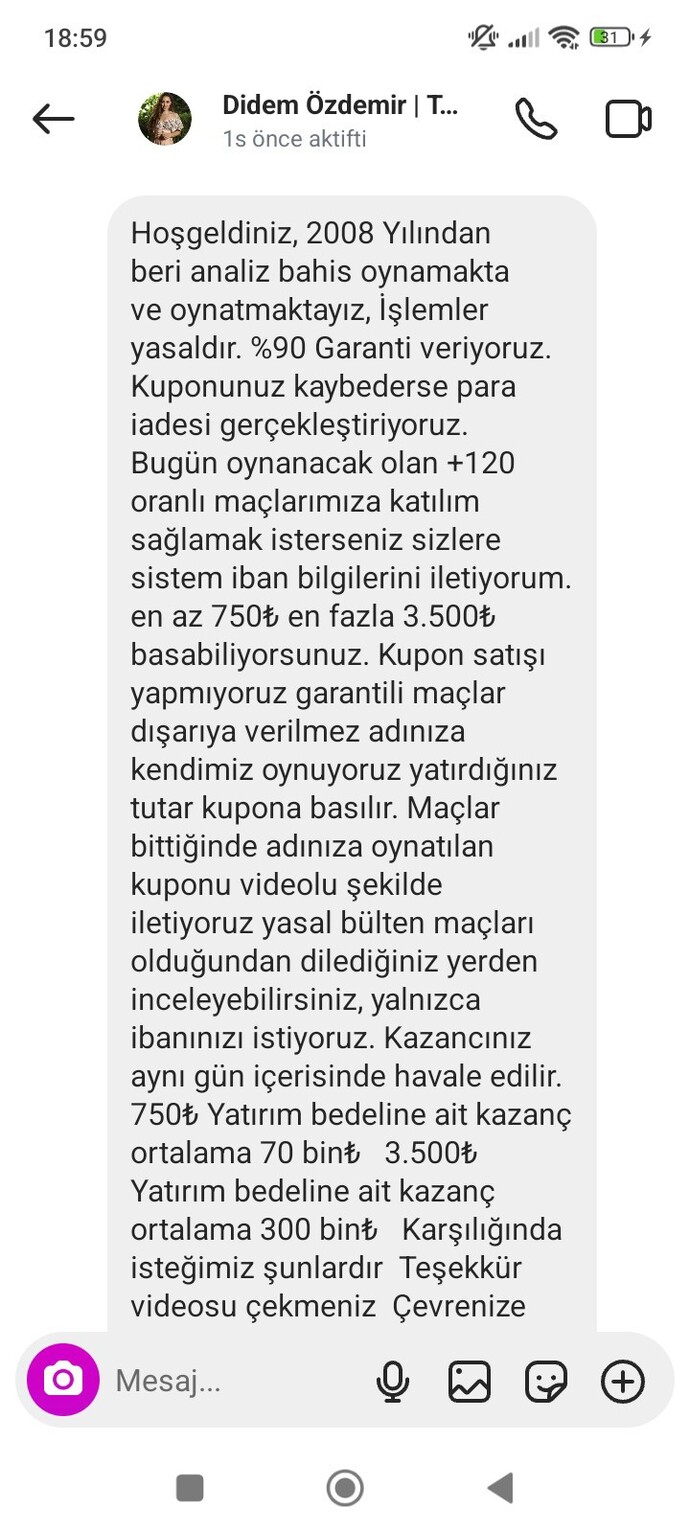 İnstagram da bahis kupon hesapları oynayan var mı?