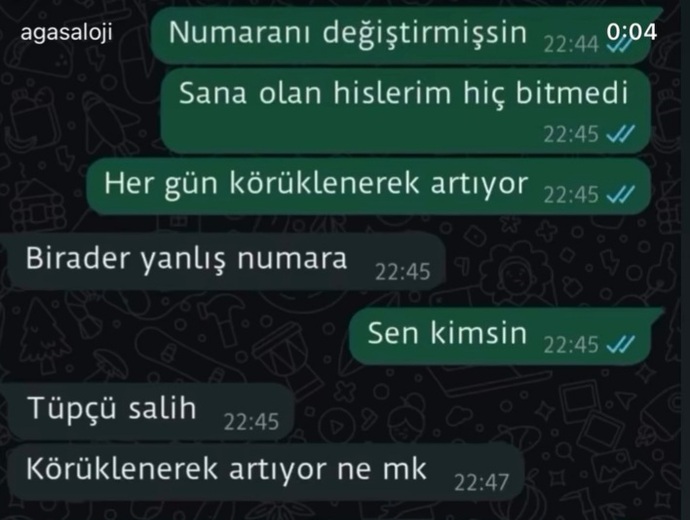 Körüklenmeyen hisler de ne bileyim 😏