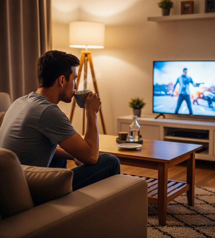 Tv izlerken kahve içmek hoşunuza gidiyor mu?