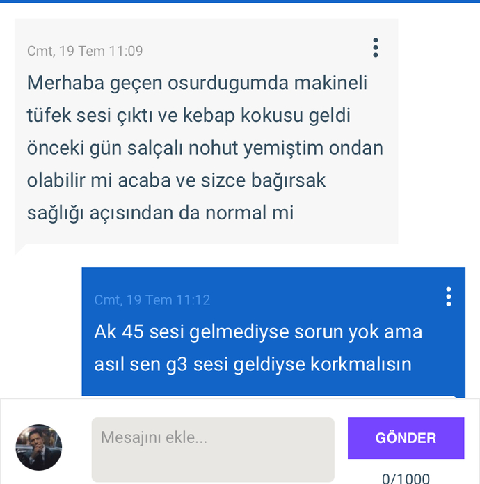 Aldığınız en tuhaf mesaj neydi?