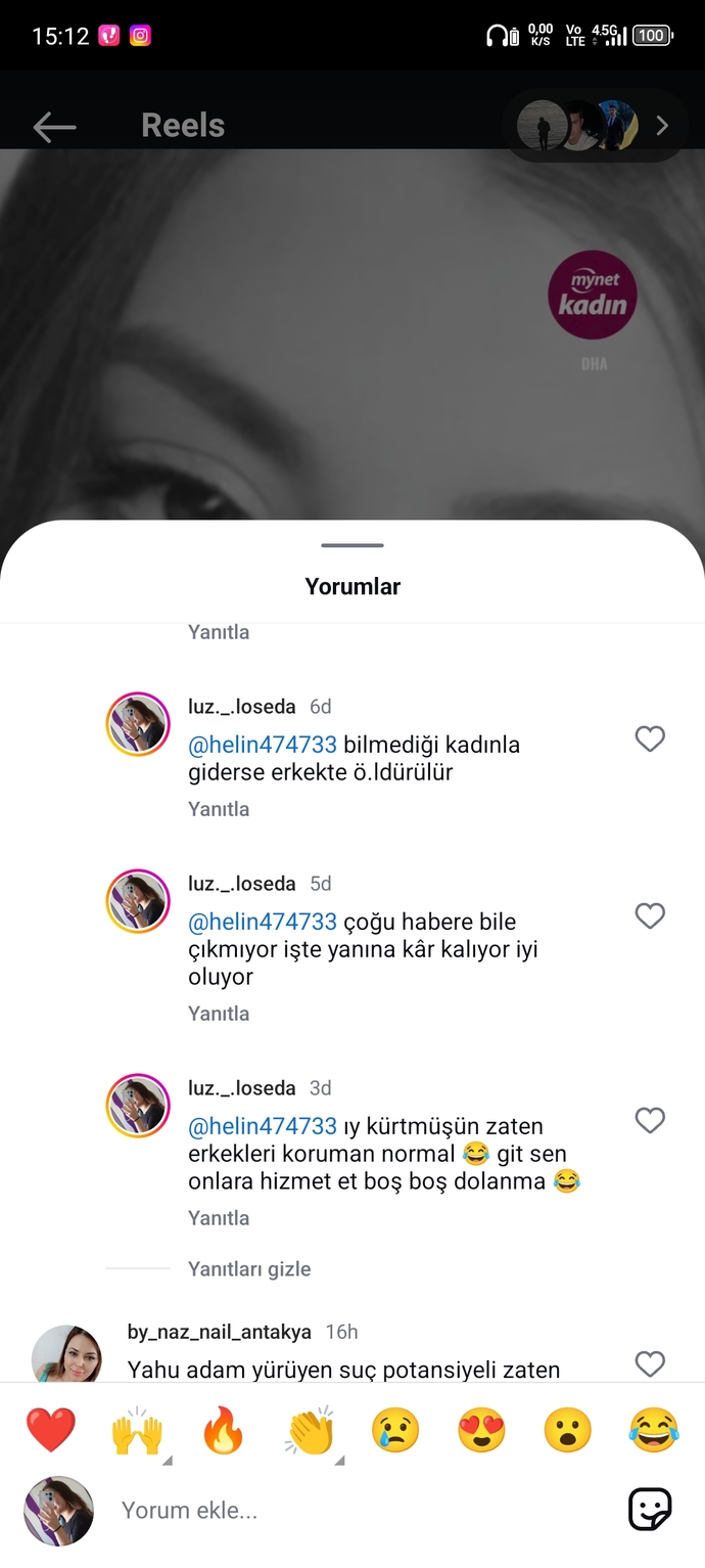 Kadın cinayetinde bile kadınları suçlayan kişileri i. dä. m etsek ülkece seviye atlamış olmaz mıydık?