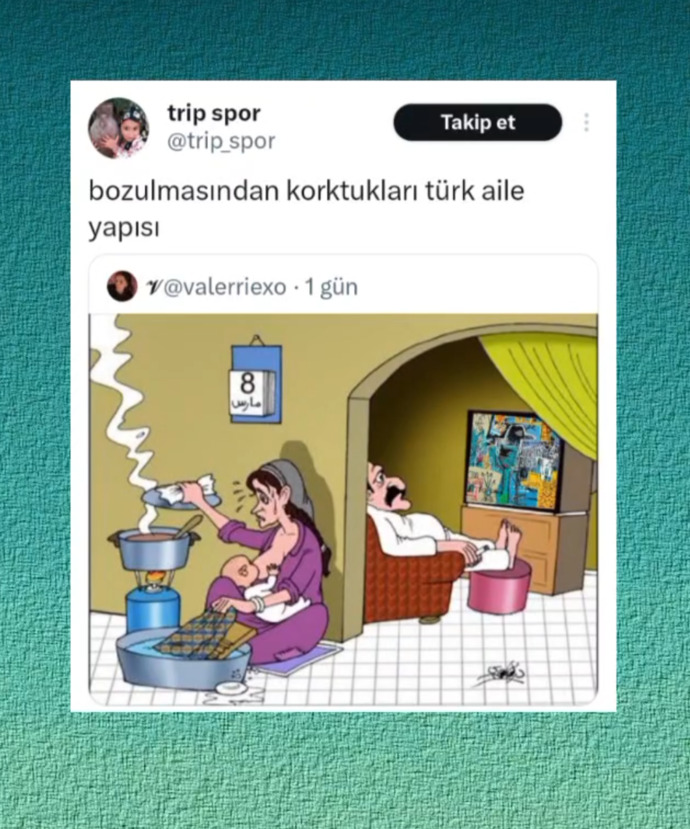 Kadın cinayetinde bile kadınları suçlayan kişileri i. dä. m etsek ülkece seviye atlamış olmaz mıydık?