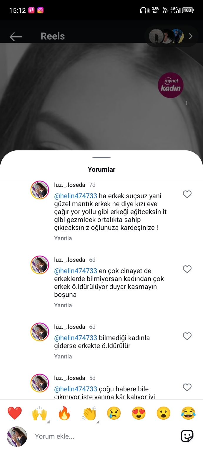 Kadın cinayetinde bile kadınları suçlayan kişileri i. dä. m etsek ülkece seviye atlamış olmaz mıydık?