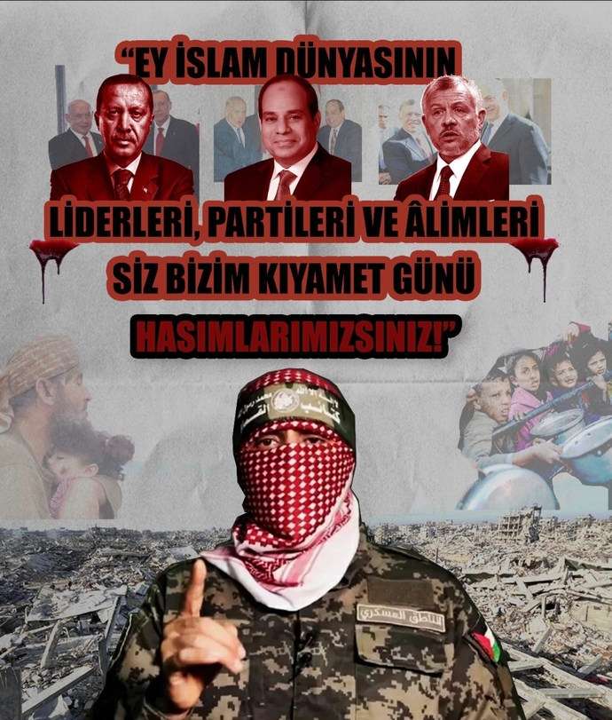 Ebu Ubeyde’nin bugünkü açıklamaları İslâm ümmetin her ferdi için çok ağır. pic.twitter.com/3beEzJoM4d— Obua Bey (@obuabey) July 18, 2025