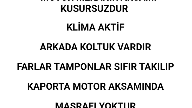 Bu ne demek ya arabacılar baksin?