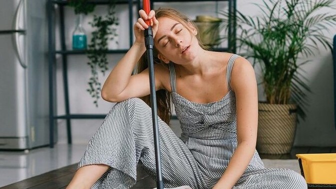Sizin için temizlik yapmak stresli olmak mı demektir?
