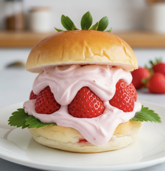 Daha önce hiç meyveli hamburger yediniz mi?