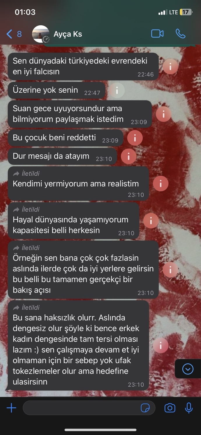 Arkadaşlar işimi 6 yıldır profesyonel olarak yapıyorum fal üzerine kimseyi tanımam üstüme?