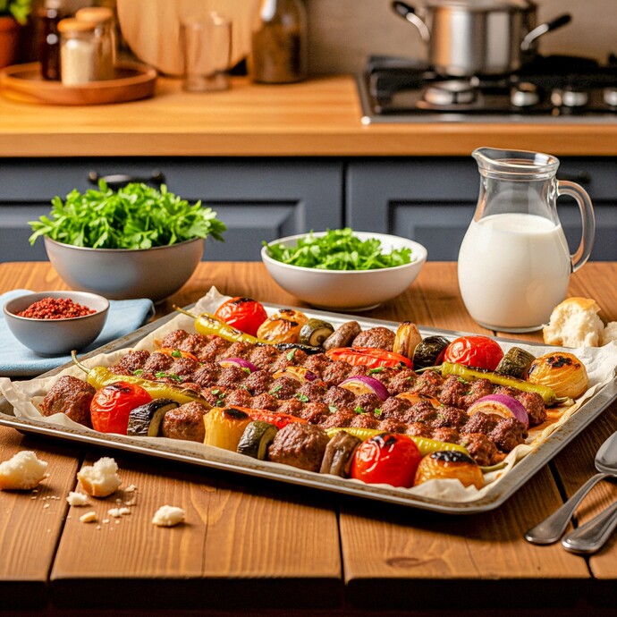 Tepsi kebabi var yermisiniz?