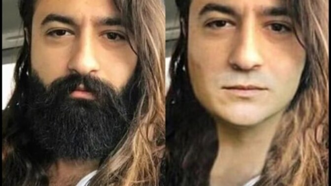 Sakalsız erkek neye benzer?