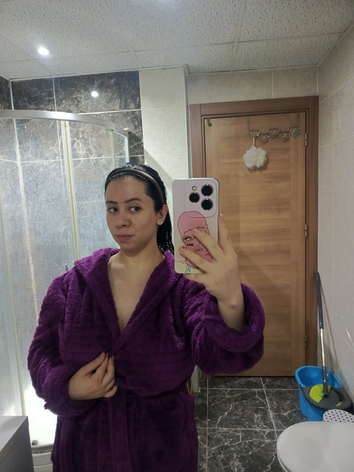 Günaydın bornozum güzel mi🥰?