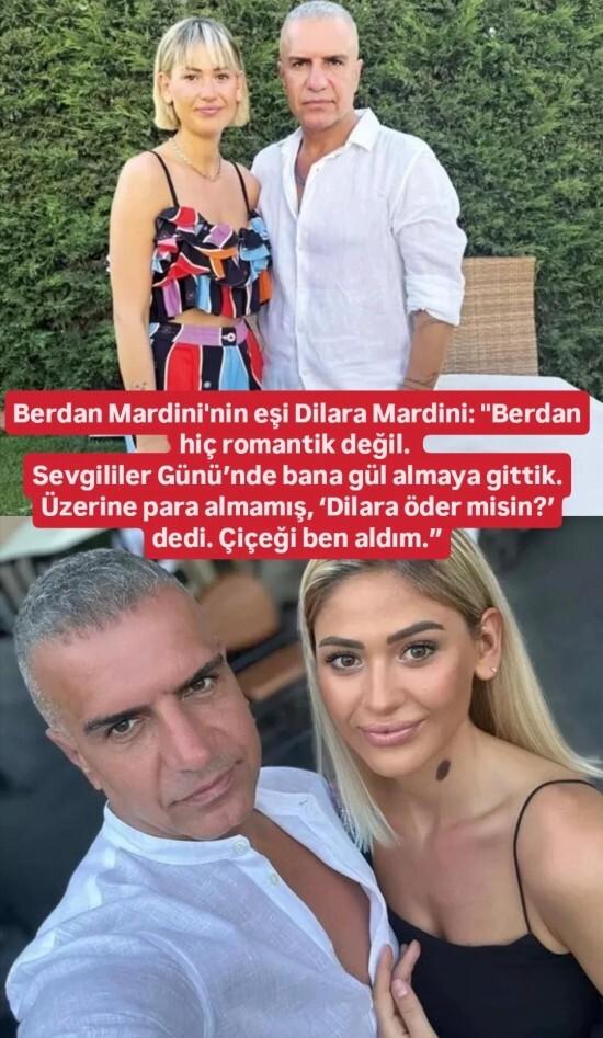 Berdan Mardini, Sevgililer Gününde çiçek alırken parasını eşinden istemiş. Böyle romantizm olur mu?