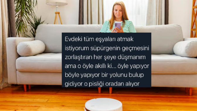 Robot süpürge ev süpürüyor diye ben tembel ilan edildim. Robot süpürge kullanmak tembellik mi?