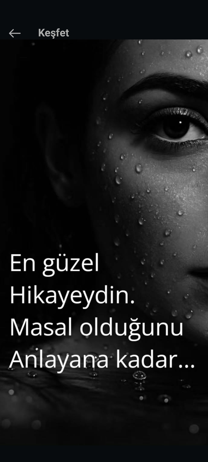 Masal olduğunu anladığınız şeyler var mı veya oldu mu?