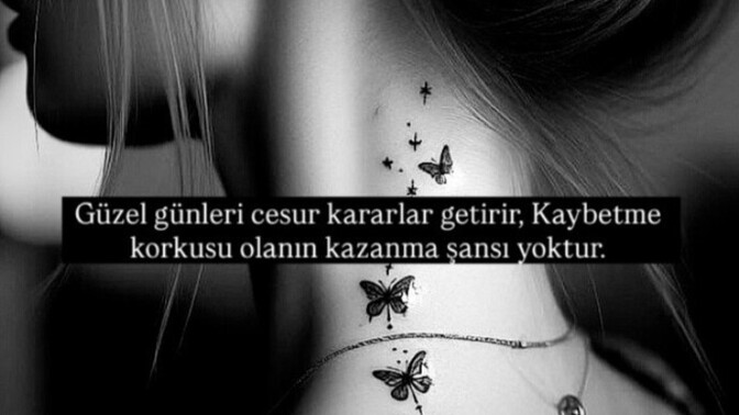 Cesur kararlar aldığınız oldumu hiç?