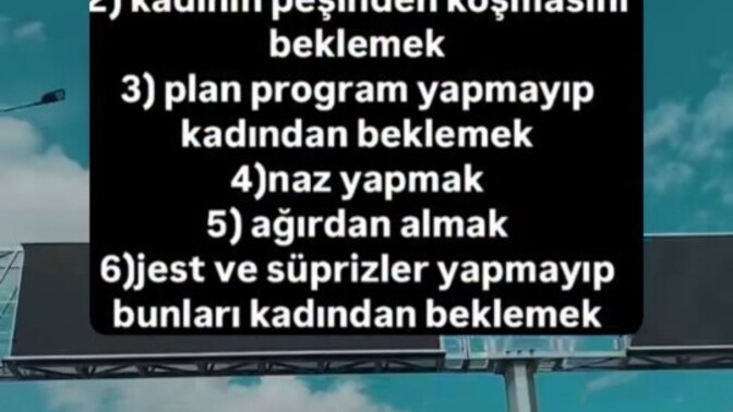 Sizce erkeğe yakışmayan davranışlar nelerdir?