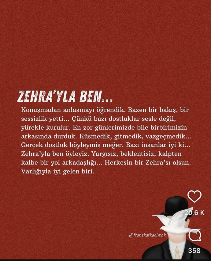En yakın dostunuzla birbirinizi nasıl anlarsınız?