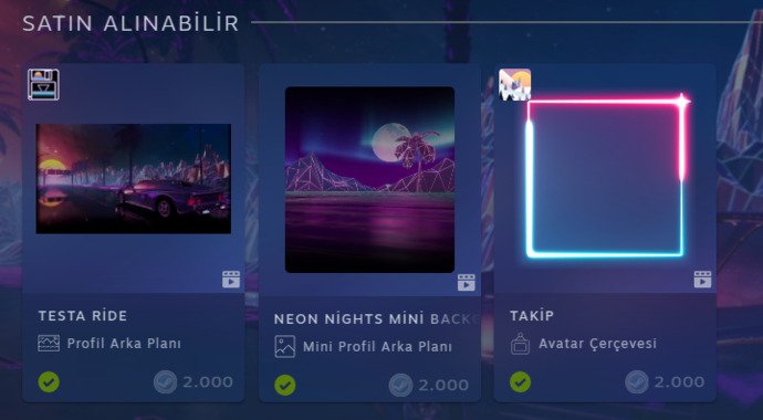 Steam profil için arka plan ve tasarım önerisi?