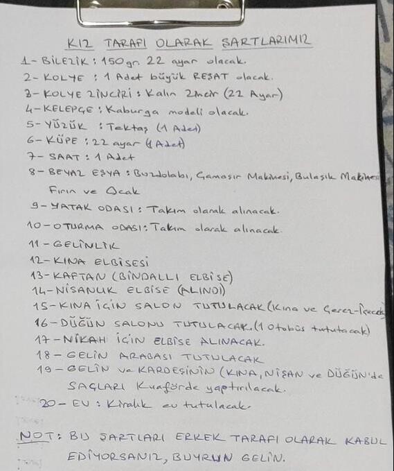 Bir kere evleneceğim her şey kusursuz olmalı der misin?
