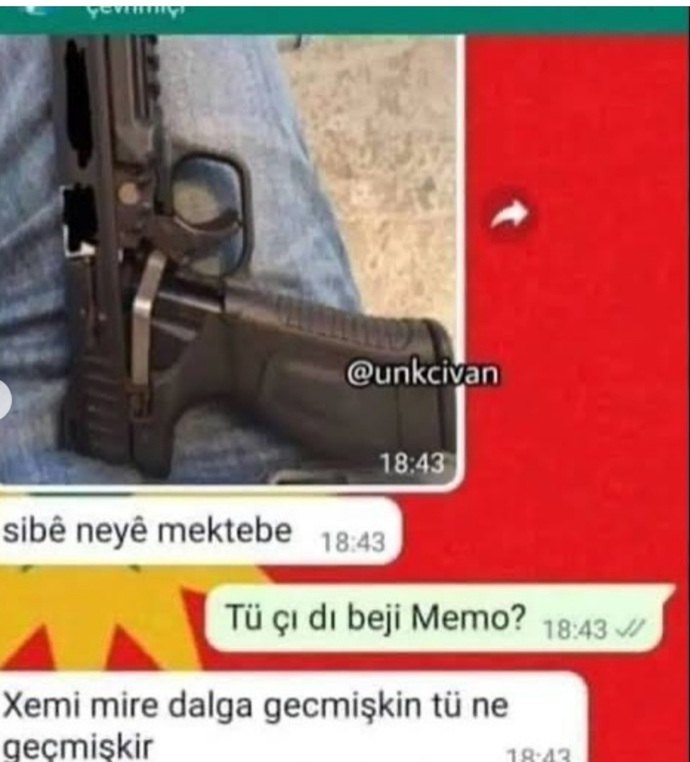 Kürt varsa çevirebilir mi acil?