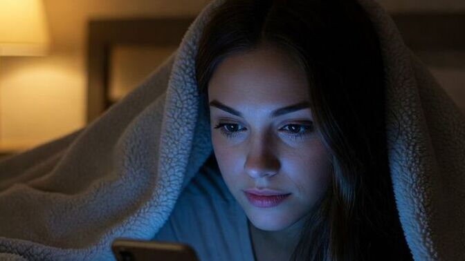 😴 Uyumadan önce telefonla oynamak uykuyu bozuyor mu? Senin gece rutinin nasıl?