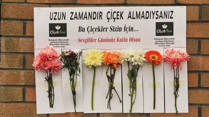 Hayatında hiç çiçek almayan var mı?