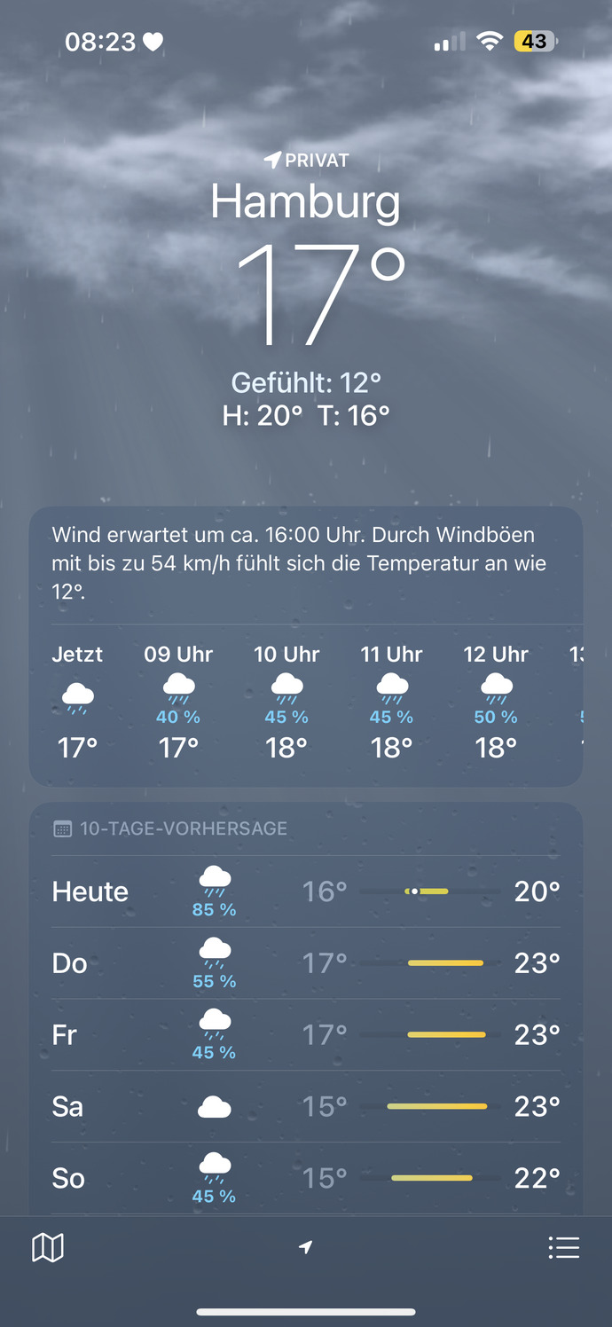 Sizin orada bugün hava kaç derece?