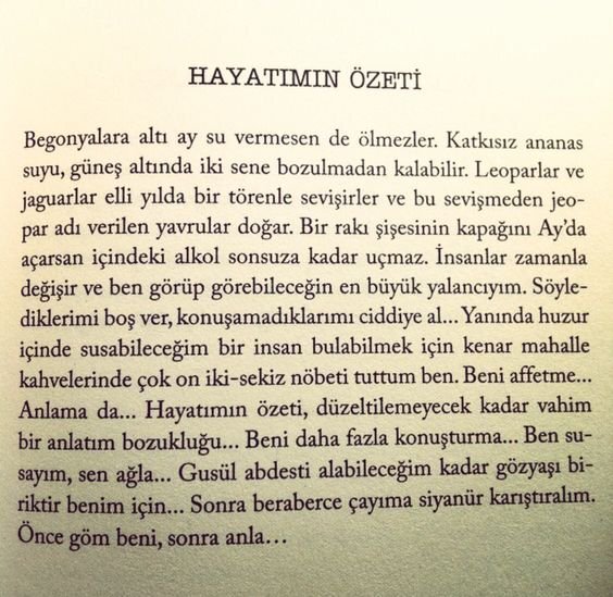 Okurken kendim yaşamış kadar etkilendim :(