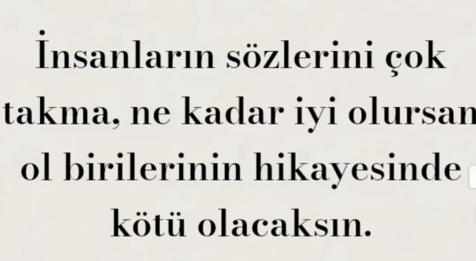 Birilerinin hikayesinde kötü olan kişi oldunuz mu hiç?