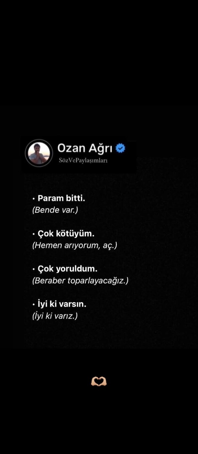 Merhaba arkadaşlar böyle biri var mı hayatınızda?
