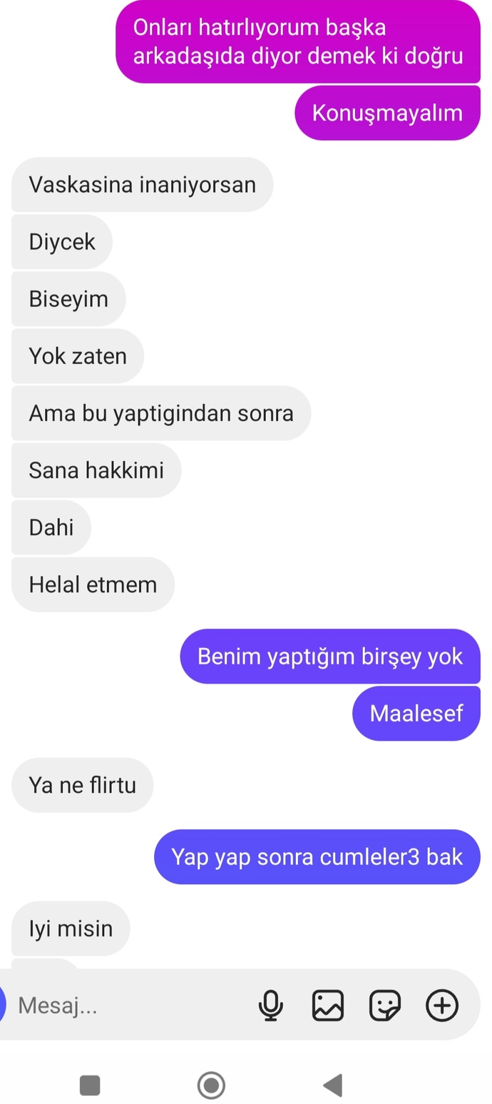Bu kız arkadaşımla flört etmismidir sanki manipülasyonda yapıyor gibi?