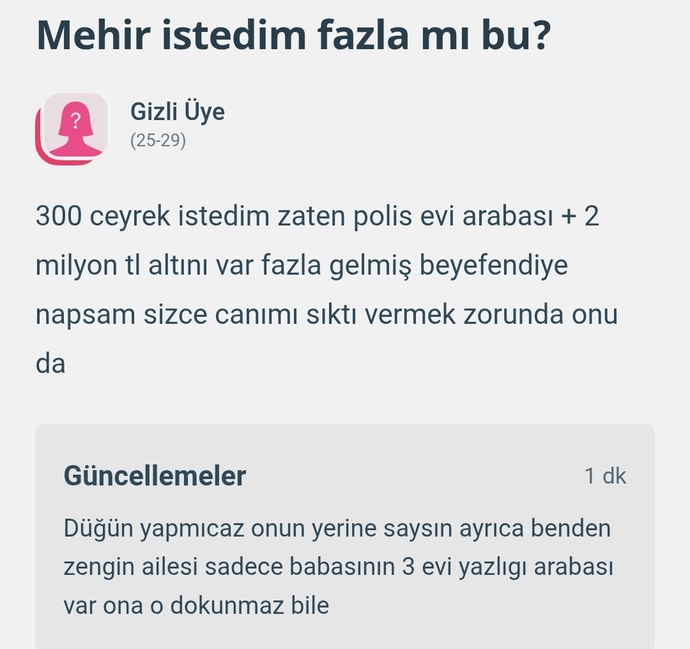 Evlilik mi daha ucuz zina mı?