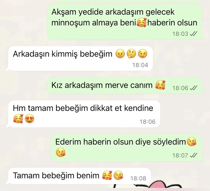 Sizce biz sevgili miyiz? flört mü?