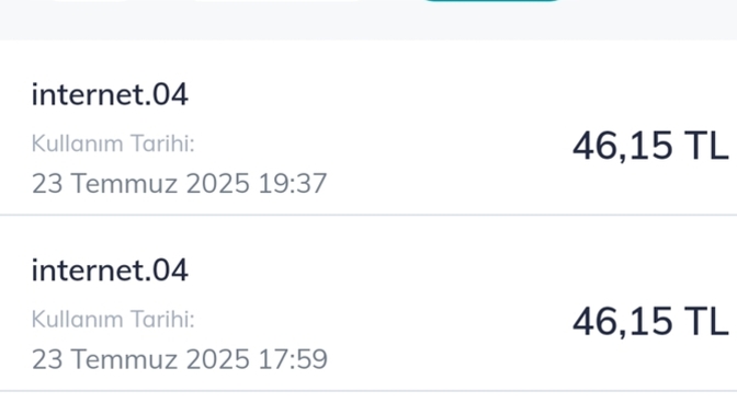 İnternet aşımına dikkat ediyor musunuz?
