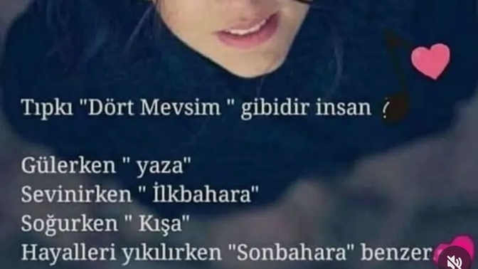 Duygularınız şu an hangi mevsim?
