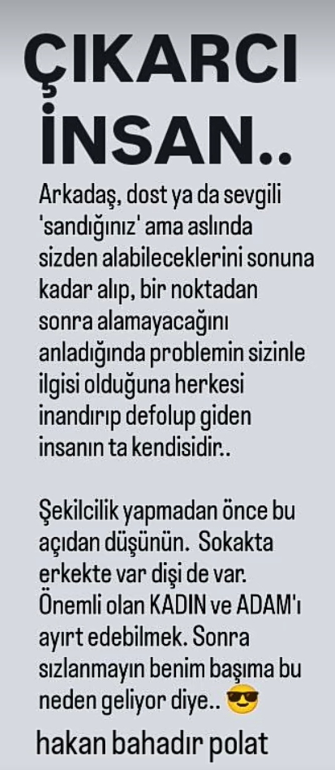 Suçu hep karşıda mı ararsınız?