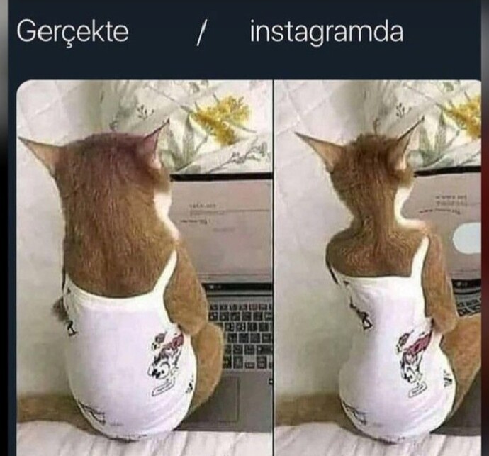 Filtreli fotoğraf paylaşan kişiyle ilişki yaşar mısınız?