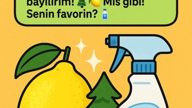 Hangi koku temizlik hissi verir 🍋✨?